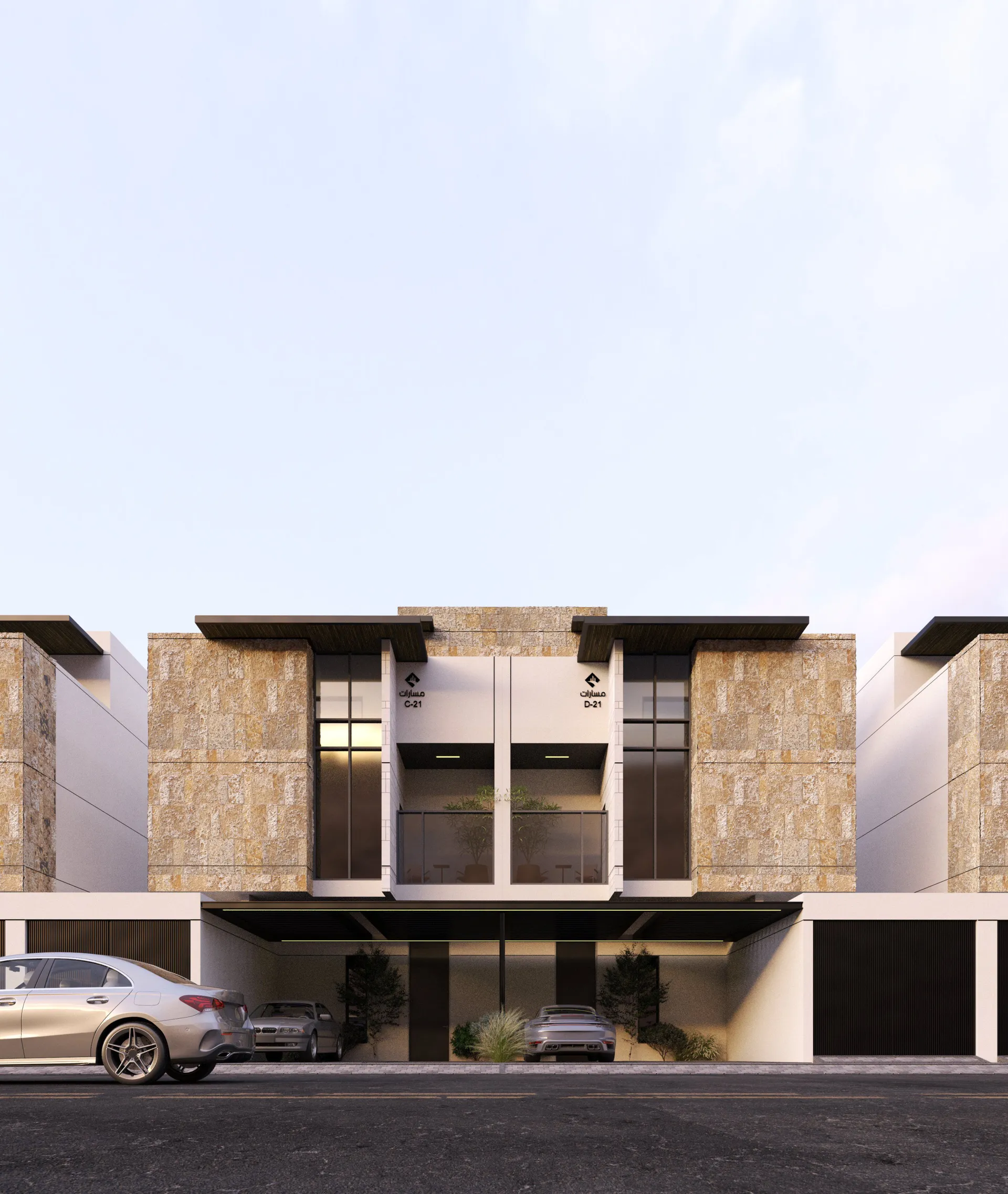 Residential floors architecture by Camr Studio